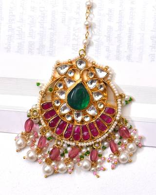 Gold gayatri kundan maangtikka 2
