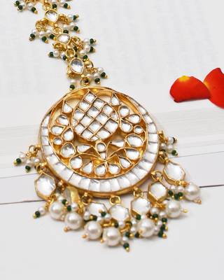 Gold geet kundan maangtikka 2