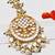 Gold geet kundan maangtikka
