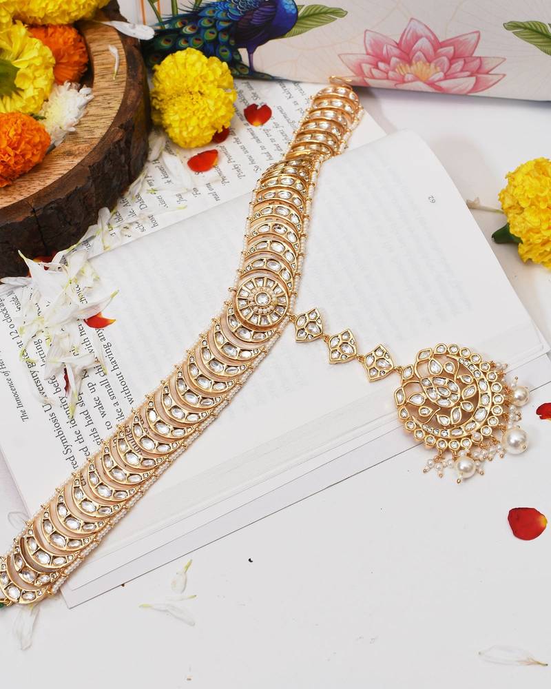 Gold bhuvana polki sheespatti