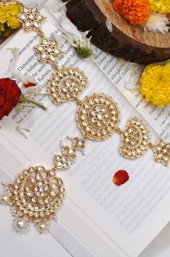 Gold bharati polki sheespatti