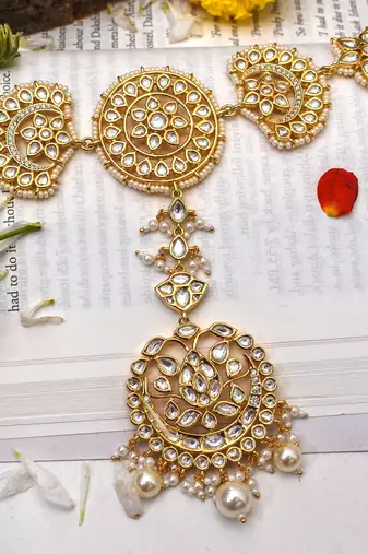 Gold bharati polki sheespatti