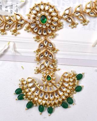 Gold ashwini polki sheespatti 2