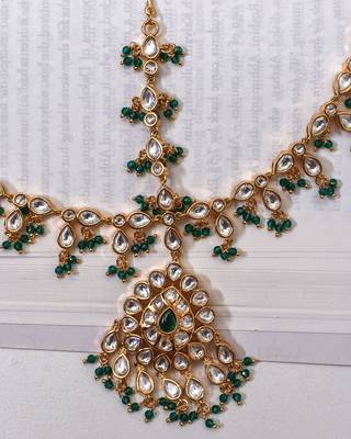 Gold jasmin polki mathapatti 2