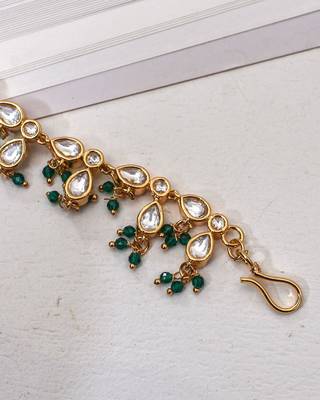 Gold jasmin polki mathapatti 3
