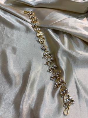 Gold hiral kundan mathapatti 1