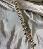 Gold hiral kundan mathapatti