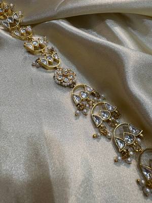 Gold hiral kundan mathapatti 4