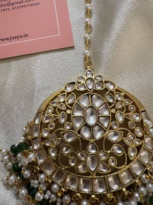 Gold ruchita bigsize kundan maangtikka 3