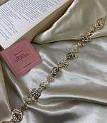 Gold zeenat kundan mathapatti