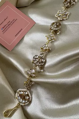 Gold zeenat kundan mathapatti