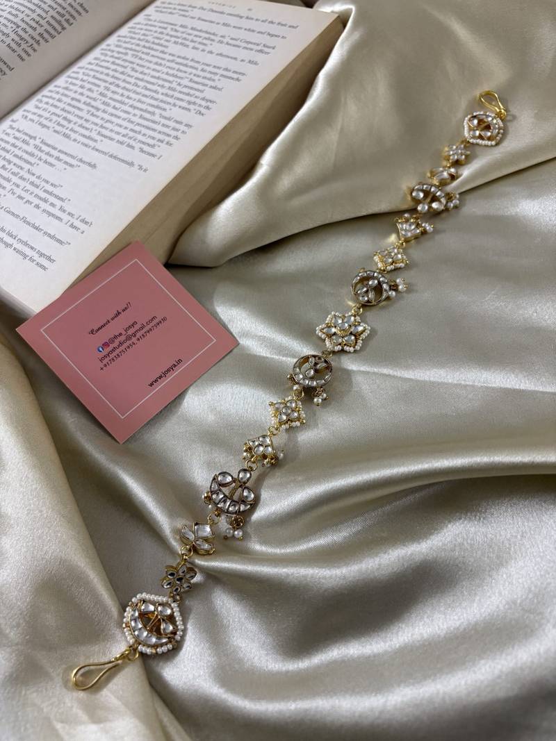 Gold zeenat kundan mathapatti