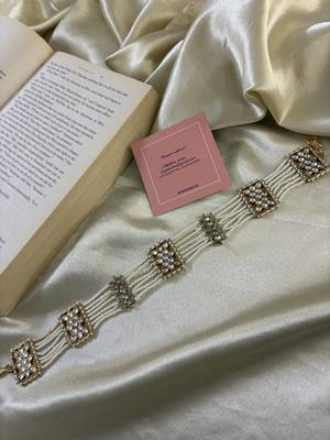 Gold adara kundan mathapatti 1