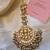 Gold chandrika kundan maangtikka