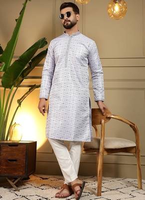 Designer heavy jecquard kurta payjama wedding & festive wear 1