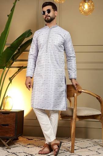 Designer heavy jecquard kurta payjama wedding & festive wear