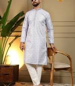 Designer heavy jecquard kurta payjama wedding & festive wear