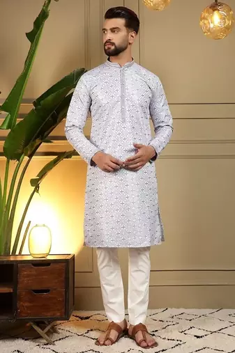 Designer heavy jecquard kurta payjama wedding & festive wear
