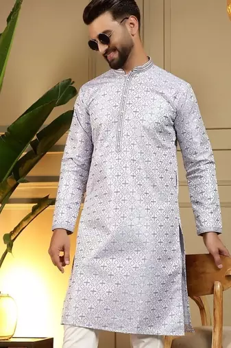 Designer heavy jecquard kurta payjama wedding & festive wear