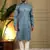Designer khadi cotton embroidered mirror work wedding kurta payjama