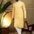 Designer khadi cotton embroidered mirror work wedding kurta payjama