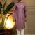 Designer khadi cotton embroidered mirror work wedding kurta payjama