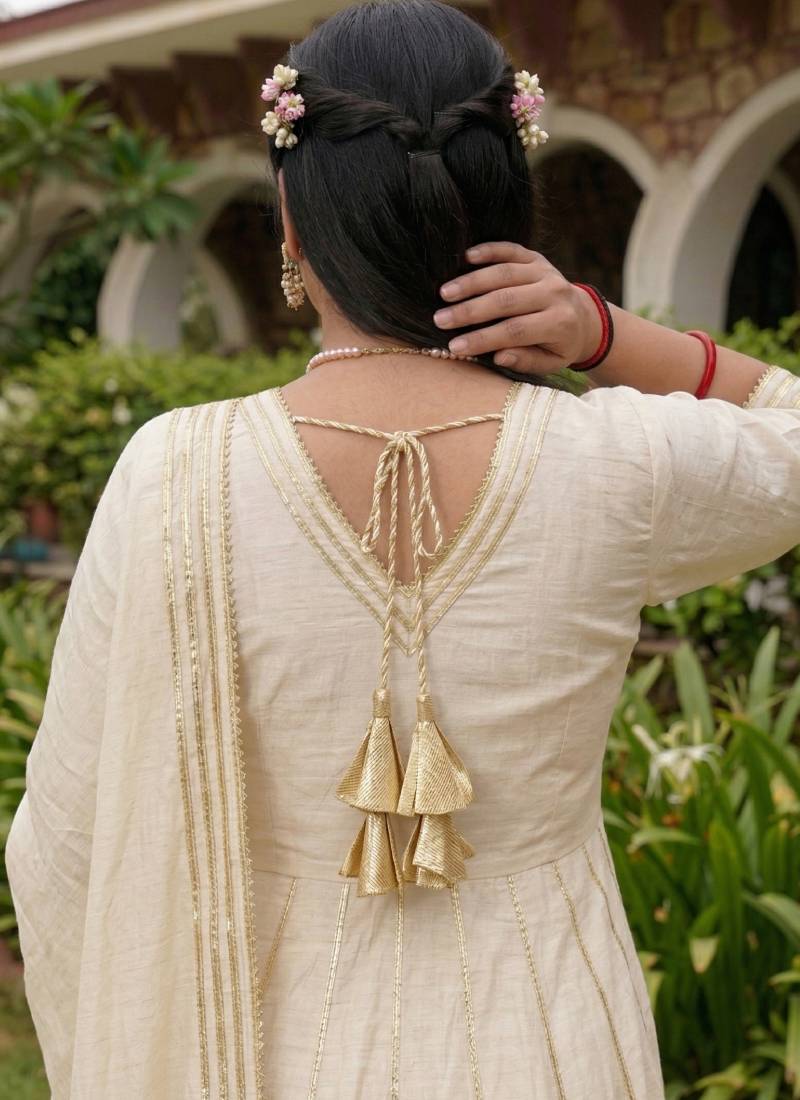 Ceam gota cotton silk anarkali suit