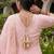 Beby-pink gota cotton silk anarkali suit