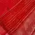 Banarasi semi silk saree in red colour with zig-zag  work