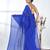 Elegant blue cotton handspun saree with sequin embellishments and pom pom
