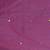 Elegant magenta cotton handspun saree with sequin embellishments and pom pom
