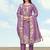 Lavender simar dyble print sttiched kurta set
