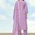Lilac roman simar embroidered work kurta set