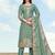 Sea green simar dyble print sttiched kurta set