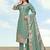 Sea green simar dyble print sttiched kurta set