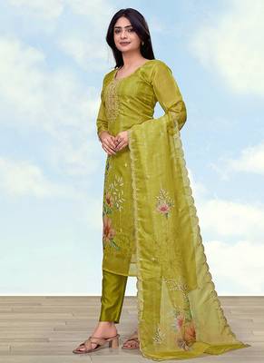 Pear simar kurta set with floral print 2