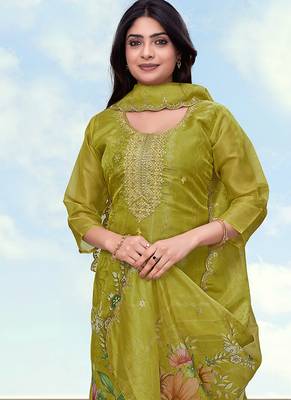 Pear simar kurta set with floral print 3