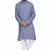Elegent grey rayon long kurta with white pants