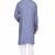 Elegent grey rayon long kurta with white pants