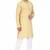 Elegent yellow rayon long kurta with white pants