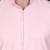 Baby pink cotton kurta set with stylish white pants