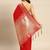 Red Jacquard Silk Zari Woven Border & Buta Work Saree With Unstitched Blouse Piece