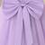 Purple solid net fit & flare party dress for girls