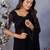 Black georgette solid saree with embroidery work blouse piece