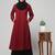 Women abaya Burqa Dress Double color Sided pocket