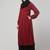 Women abaya Burqa Dress Double color Sided pocket