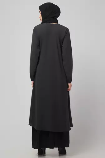 Women & girls abaya Burqa Dress Double color Sided pocket