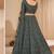 Soft premium Net Lehenga Green Color With Embroidery Work, Stone work