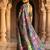 Roman Silk With ajarakh And Real Mirror Work Saree With Blouse Set For Women's