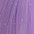 Purple pearl embellished net fit & flare party dress for girls
